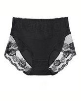 Lace Breathable Plus Size Tummy Control Briefs