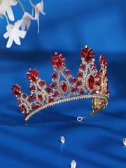 Inlay Stone Crystal Bride Crown Headpiece