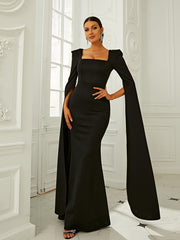 Formal Square Neck Mermaid Dress