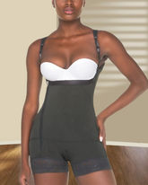 Side Zipper Open Bust Shapewear