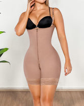 Zippered Tummy Control Butt Lifting Shapewear