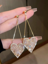 Crystal Heart Earrings