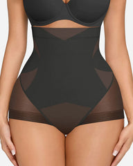 Sheer Mesh Tummy Shaping Shorts