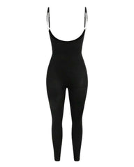Open-Bust Sleeveless Seamless Tummy-Control Full-body Shaper