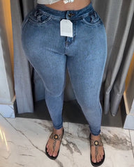 Butt Lifter High Rise Skinny Jeans