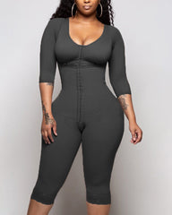 Tummy Control Hook And Eye Closure Support Shapewear
