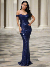 Off Shoulder Evening Dress