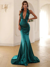 Convertible Maxi Satin Dress