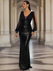 Mermaid Cutout Prom Dress