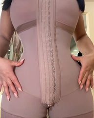 Sleeveless Steel Boned Hourglass Full Body Shapewear