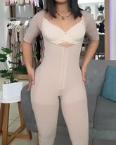 Mid-Length Sleeve Belly Shaping Body Shaper