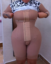 Long-Sleeved Abdominal Compression Body Shaper