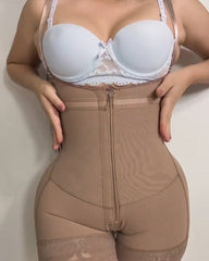 Front-Zip Sleeveless Shapewear