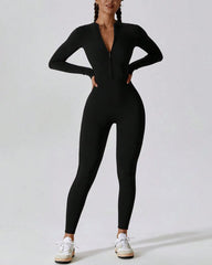 Comfort Tummy-Control Long-Sleeved Slimming Bodycon Jumpsuit