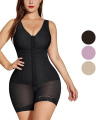 SeuKe Shapewear For Tummy Control High Compression Brooches Bust Girdle For Daily And Post-Surgical Use