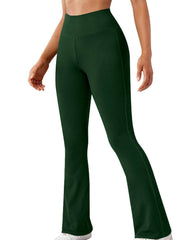 Ribbed Wide-leg Flared Yoga Leggings