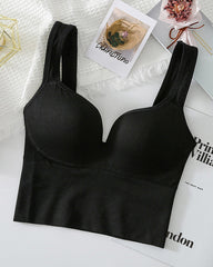 Shockproof Without Wire 3D Push-up Running Sports Bra