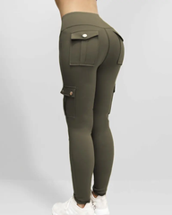 Pocket Design Butt Lifting Active Pants