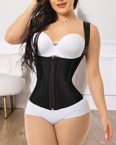 Breasted Zipper Tummy Control Top