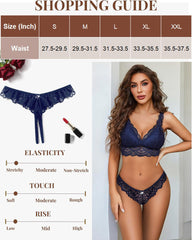 Lace Panties Criss Corss Thong Briefs