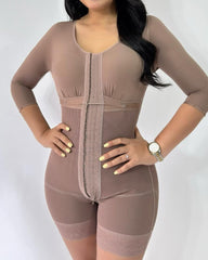 Long-Sleeved Slimming Shapewear