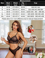 Mesh Bralette And Panty Sets Outfits