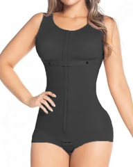 Hook And Eye Closure Breast Support Tummy Control Bodyshaper