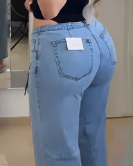 Tie Up Slim-Fit Jeans