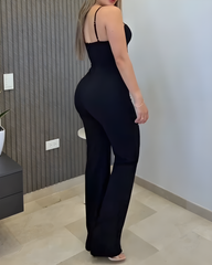Cutout Wide-Leg Jumpsuit