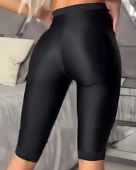 High-Waisted Hip-Lifting Mid-Length Shaper Pants
