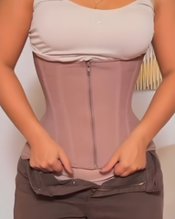 Steel Bone Double Layer Abdominal Shaping Waist Trainer