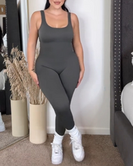 Ribbed Sleeveless Jumpsuit