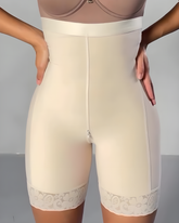 High-Waisted Seamless Comfort Hip-Lifter Shorts