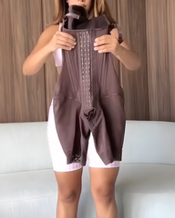 Side Steel Bone Tummy Sculpt Mid-Length Hook Eye Shapewear