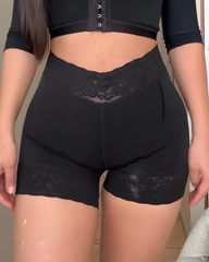 Hip-Lifter Lace Trim Shaping Shorts