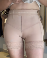Lace Trim Butt Lifter Shaper Shorts