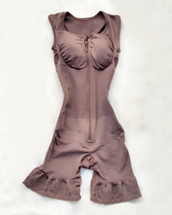 Seamless Front Zipper Sleeveless Body Shaper