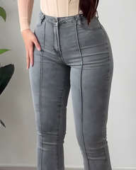 High-Rised Skinny Flared Jeans