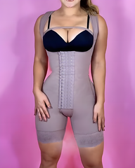 4-Row Hook- Eye Wide Strap Tummy Sculpting Body Shaper