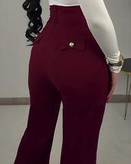 High-Waisted Slim Yoga Pants