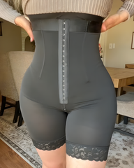 High-Waisted Side Steel Bone Tummy-Controlling Shorts