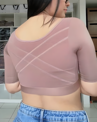 Mid-Length Sleeves Shaping Bra