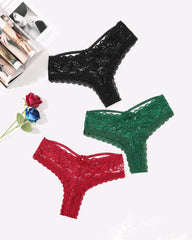 Lace Criss Cross Back FHipster Panties