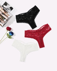 Lace Criss Cross Back FHipster Panties
