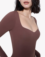 Sweetheart Neck Double Lined Bodysuit Shapewear