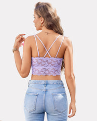 Y2K Adjustable Strap Tank Cami Crop Top