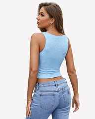 Tank Top Going Out Y2k Tops