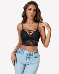 V Neck Lace Camisole Y2K Tank Top