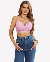 Pink Lace Y2K Tank Top