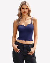 Lace Cami Sexy Y2K Tops